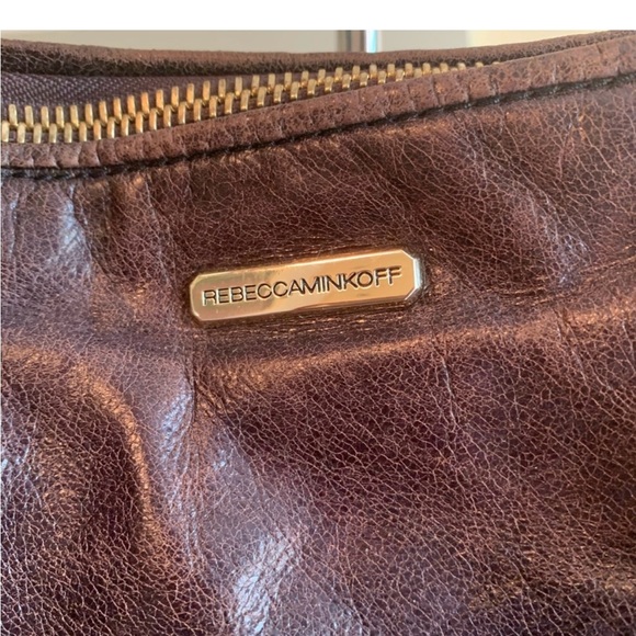 GUC Rebecca Minkoff leather with gold hardware Cupid in chocolate brown - Picture 6 of 10